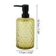 thumbnail image 4 of Unique Bargains 1 Pc Simple Cylindrical Soap Pump Dispenser for Bathroom 500ml Yellow Black, 4 of 6
