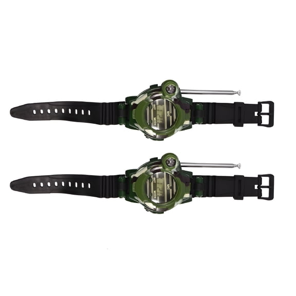 BESTSKY 2Pcs Mini Children Walkie Talkie Children Wrist Watches Intercom Outdoor Toy Gift