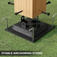 thumbnail image 3 of Studyset Outdoor Pergola, Heavy-Duty Aluminum Patio Pergolas and Gazebos Clearance with Retractable Canopy Sun Shade, UV-Resistant Metal Pergola for Existing Deck, Backyard Garden Porch, 3 of 8