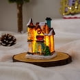 thumbnail image 2 of CMrtew Christmas Village Set with Lights Winter Village Houses Lightweight Resin Houses with LED Snowy Cottage Collection for Mantel & Tabletop Decor, 2 of 8