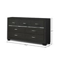 thumbnail image 2 of Abrie Contemporary 7 Drawer Dresser with Mirror Detailing, 2 of 3