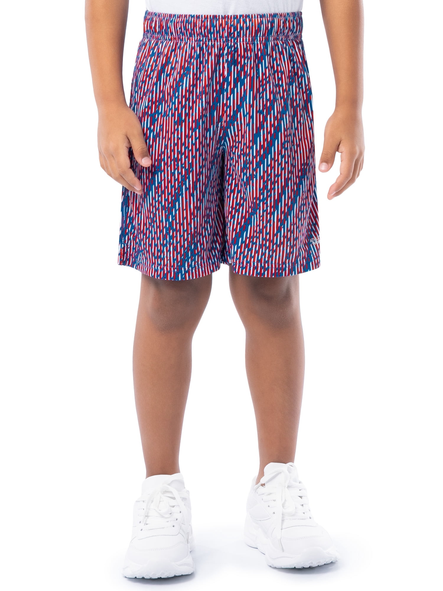 Athletic Works Boys Core Performance Shorts, 2-Pack, Sizes 4-18 & Husky