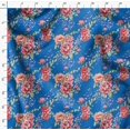 thumbnail image 4 of Soimoi Poly Georgette Fabric Leaves & Peony Floral Print Sewing Fabric Yard 52 Inch Wide, 4 of 5