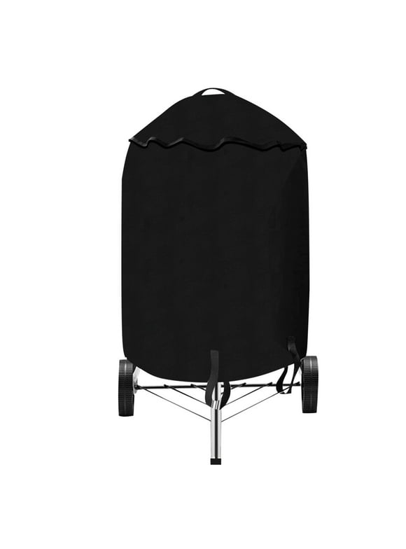 22 Inch Charcoal Grill Cover for 22 inch Weber Grill- Kettle BBQ Gas Grill Cover with Hook&Loop and Drawstring,Waterproof and Anti-UV Material for All Season