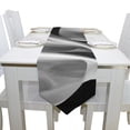 thumbnail image 4 of POPCreation Black And White Calla Lily Table Runner Table Top Decoration Home Decor 13x90 inches, 4 of 5