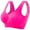 Hot Pink, variant on Breathable Cool Lift up Air Bra That Lift Up Sagging Breasts, 2024 New Women's Summer Ultra-Thin Comfort Bra (Pink,M)