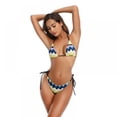 thumbnail image 3 of Women‘s Strand Swimsuit Sexy Triangle Bikini, 3 of 7