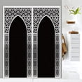 thumbnail image 5 of StyleK 77x200cm Etiqueta de Puerta 3D Bodega Foto Mural Trompe l'oeil Calcomanías de Pared PVC Papel Pintado Impermeable para Dormitorio Baño Cocina Decoración Pegatinas de Puerta, 5 of 5