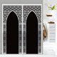 thumbnail image 5 of 77x200cm Etiqueta de puerta 3D Bodega Foto Mural Trompe l'oeil Calcomanías de pared PVC Papel tapiz impermeable para dormitorio Baño Cocina Decoración Pegatinas de puerta, 5 of 5