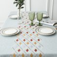 thumbnail image 1 of Embroidery Tassel Tablecloth  Cotton Linen Dust Proof Table Cover  for Kitchen Dining Room Home Party Tabletop Decor Yening, 1 of 7