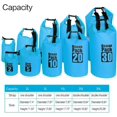 thumbnail image 3 of Dry Sack/Floating Waterproof Bag 2L/5L/10L/20L/30L for Boating, Kayaking, Hiking, Snowboarding, Camping, Rafting, Fishing and Backpacking, 3 of 5