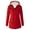 Red, variant on felwors Women's Fleece Lined Jacket Winter Coat Warm Thicken Sherpa Parka Jackets Casual Fuzzy Puffer Outwear with Hood Black, XXXL