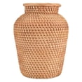 thumbnail image 3 of Rattan Woven Vase Art Vase Fashion Tabletop Decoration Plants Flower Pot Faddish Flower Pot for Home, 3 of 5