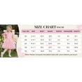 thumbnail image 6 of Arshiner Girls Toddler Dress Summer Ruffle Sleeve Mesh A Line Formal Party Tulle Dresses with Pockets, 6 of 6