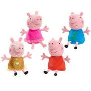 Just Play Peppa Pig 8-inch Bean Plush Peppa Pig, Super Soft & Cuddly Small Plush Stuffed Animal, Preschool Ages 2 up