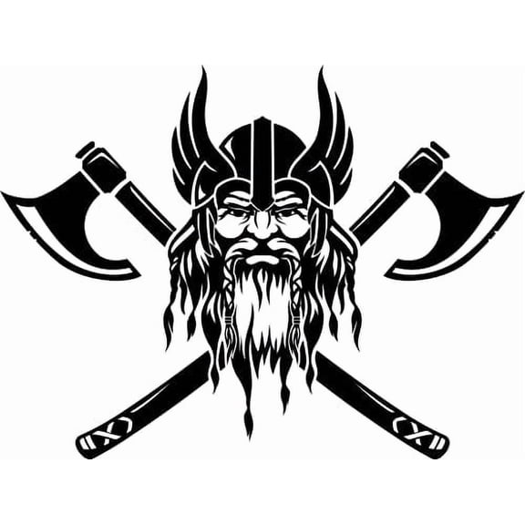 Viking Warrior Edible Image Icing Cake Topper for Quarter Sheet Cake, by TNCT