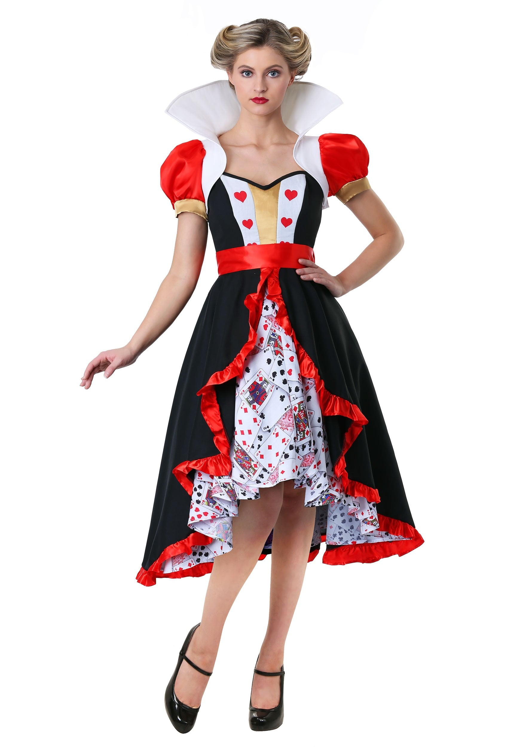 Women's Flirty Queen of Hearts Costume - Walmart.com