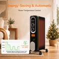 thumbnail image 5 of Vecukty Radiator Heater for Large Space, 1500W Electric Oil Filled Radiator, Dual Knobs, 7-Fin Oil Radiator, Quiet Space Heater, 3 Modes, Overheat and Tip-over Protection, 24H Timer, 5 of 10