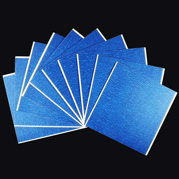 Alasum 10Pcs 3D Printer Heated Bed Tape Thermal Sticker Labels Blue Paper Rubber 8.3 x 7.9in