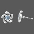thumbnail image 2 of Natural Sky Blue Topaz Stud 925 Sterling Silver Earrings Jewelry E-1260 AGE1023_E, 2 of 6