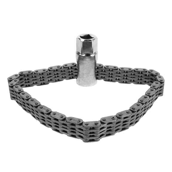 Chain Wrench for Oil Filter Removal Adjustable Heavy Duty Tool for Automotive and Mechanical Use