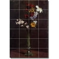 thumbnail image 1 of Ceramic Tile Mural-Henri Fantin-Latour Flowers Shower Tile Mural 12. 32" w x 48" h using (24) 8 x 8 ceramic tiles, 1 of 3