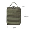 thumbnail image 4 of Bolsa De Almacenamiento Bolsa de almacenamiento de gran capacidad para Black Dog ESLNF Goal Zero ML4 Verde militar Ehuebsd Para Estrenar, 4 of 4