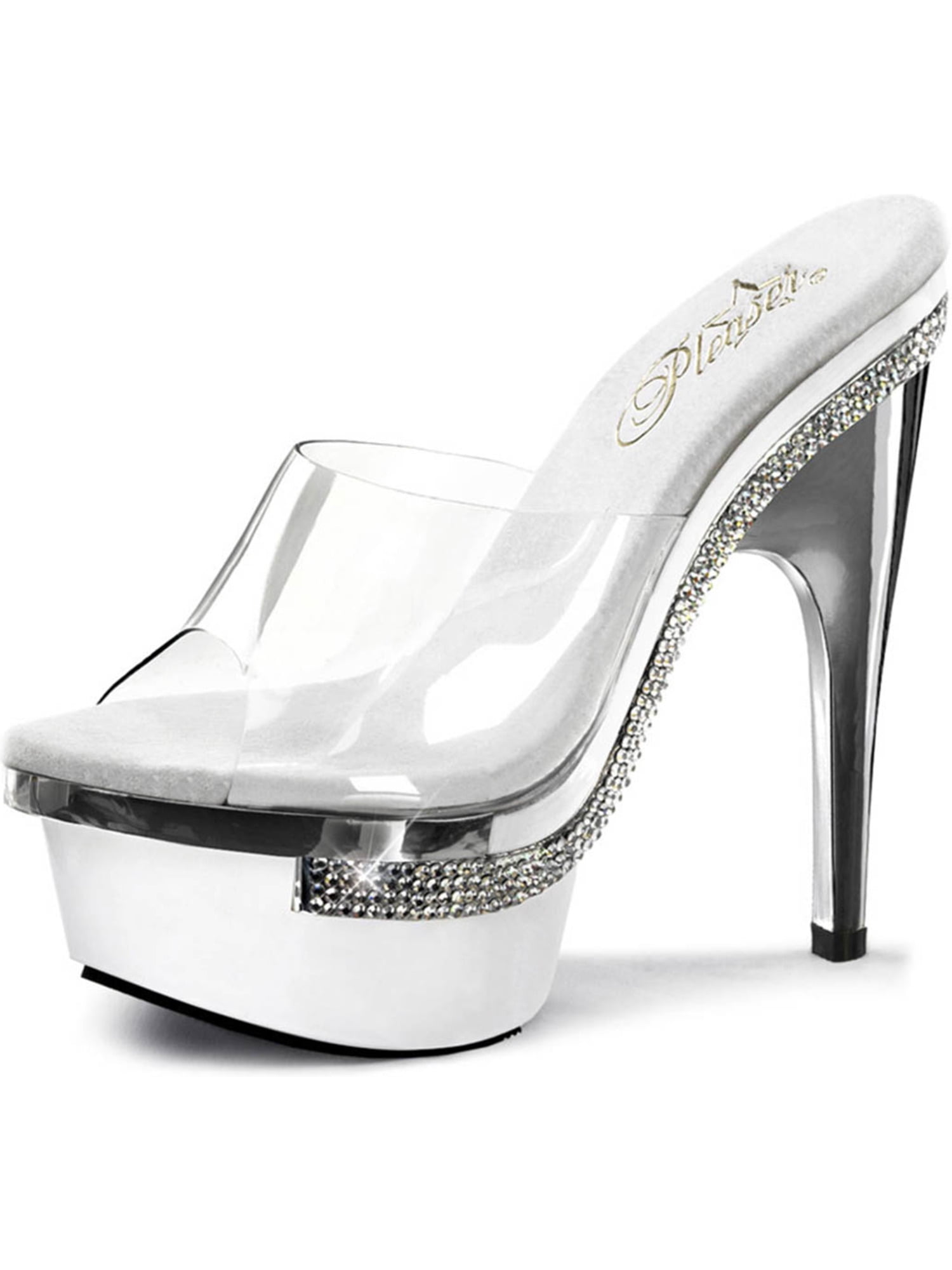 white 6 inch heels