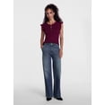 thumbnail image 2 of Scenario Women's High Rise Utility Jeans, 31" Regular and 29" Short Inseam, Sizes 0-20, 2 of 6