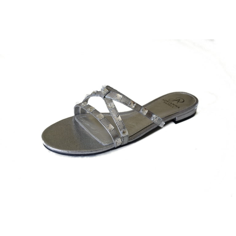 Adrianna Papell Women s Lima Silver Sterling Sandal 7.5 Walmart