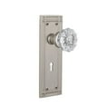 thumbnail image 5 of Nostalgic Warehouse Miscry_Prv_234_Kh Vintage Fluted Crystal Privacy Door Knob Set - Grey, 5 of 5