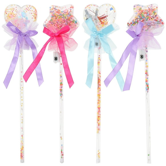 4 Pcs Ballons BoBo Lumineux Ballons à Bulles à Lumière LED Jouets Chics pour Enfants