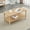 Burly Wood, variant on Modern 2-Tier Coffee Table, Rectangular Center Table with Open Storage Shelf, Stable and Durable and Easy Assembly, Oak Coffee Table for Living Room, Apartment and Office, Burly Wood
