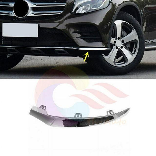 for Mercedes X253 C253 GLC 2016 - 19 Chrome Driver Side Front Bumper Molding Trim -