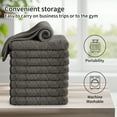 thumbnail image 3 of Jessy Home 24 Pack Coffee Washcloths for Bathroom 13x13 Inch Ultra Soft Hand Face Towels, 3 of 9