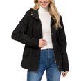 thumbnail image 4 of ORUYROP Women's Lightweight Front Zipper Solid Utility Anorak Hoodie Vest/Jacket, 4 of 7