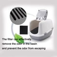 thumbnail image 5 of Genligt Activated Carbon Filters Compatible with Hooded Cat Litter Box and Pans, Replacement Official Size, 6 Pack, 5 of 7
