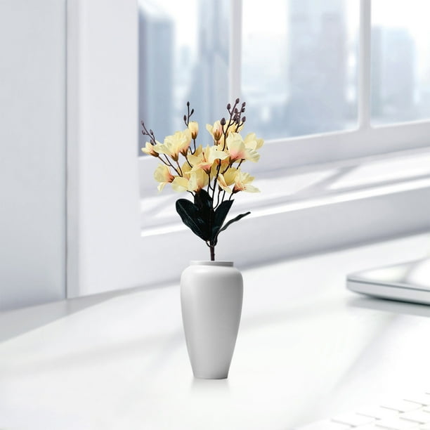 Hogar y cocina, Decoración del hogar, Otra decoración, Flor de magnolia artificial, tallos de flores falsas de imitación, decoración del hogar Reals Touch, centro de mesa para sala de estar, magnolia