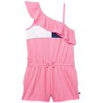 thumbnail image 2 of Girls' Sleeveless Knit Romper, Pink 1 Shoulder, 12-14, 2 of 2