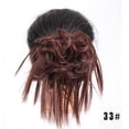 thumbnail image 2 of Chignon Synthétique Chouchous Bande Élastique Chignon Droit Postiche Extension Queue de Cheval, 2 of 7