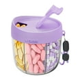 thumbnail image 3 of Cute Dispenser With 7 Large Compartments Portable Bottle Organizer With Wide Opening For Easy Use Anti Mix Organizer For Travel Container, 3 of 9