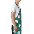thumbnail image 3 of Naloa Halloween Ghosts Apron Kitchen Aprons with Pockets for Women Men Chef, 3 of 8