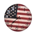 thumbnail image 4 of DOLITY Wall Clock Funny Clock 14" Non Ticking Clocks for Living Room Office Kitchen, 4 of 9