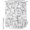 White, variant on Shower Curtains for Bathroom, Abstract Style Waterproof Fabric Shower Curtain, Face Line Modern Character Art White Decorative Bathroom Curtain for Bathtub, 72"x78", No Hooks Included