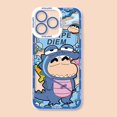 thumbnail image 1 of Funda de teléfono transparente Crayon Shinchan para iPhone, 14, 11 Pro Max, 13, 12 Mini, XR, XS, X, 8, 7, 6, 6S Plus, SE, 2020 Fivean unisex, 1 of 2