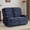 2 Seater Blue, variant on Chenille Reclining Couch, Manual Reclining Loveseat with Cup Holders, Wide Seat, Spill-Resistant Fabric, Easy Assembly, for Living Room/Apartment/RV Recliner Sofa