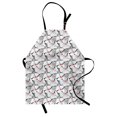 thumbnail image 1 of Poppy Flower Apron, Blooming Floral Design with Abstract Petals and Stems Spring Season Growth, Unisex Kitchen Bib with Adjustable Neck for Cooking Gardening, Adult Size, Multicolor, by Ambesonne, 1 of 4