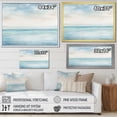 thumbnail image 4 of Designart "Minimalist Charm Of Oceanic Horizons I" Ocean Floater Framed Canvas Prints, 4 of 5