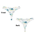 thumbnail image 3 of Fotbe Sea Turtle Tanga Sin Costuras para Mujer con Estampado – Panties Invisibles, Transpirables y Cómodos para Uso Diario-X-Large, 3 of 6