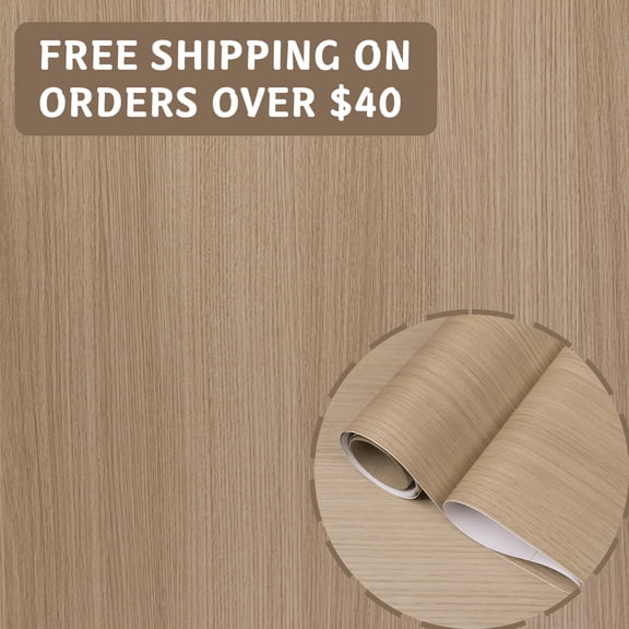 PVC Wood Grain Self Adhesive Wallpaper Peel and Stick Waterproof Vinyl Liner Removable Easy Install Rustic Wood Look Roll 23.62in*118/ 197in
